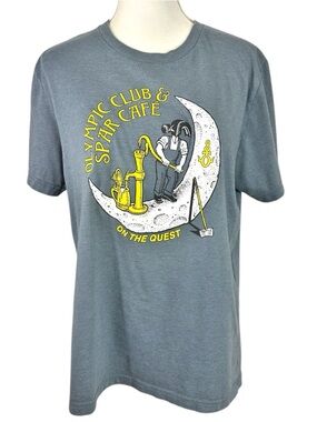 McMenamins Hammer Head Gray Logo Tee- Size L